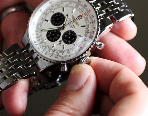 how to wind a breitling watch|Breitling automatic watch winder.